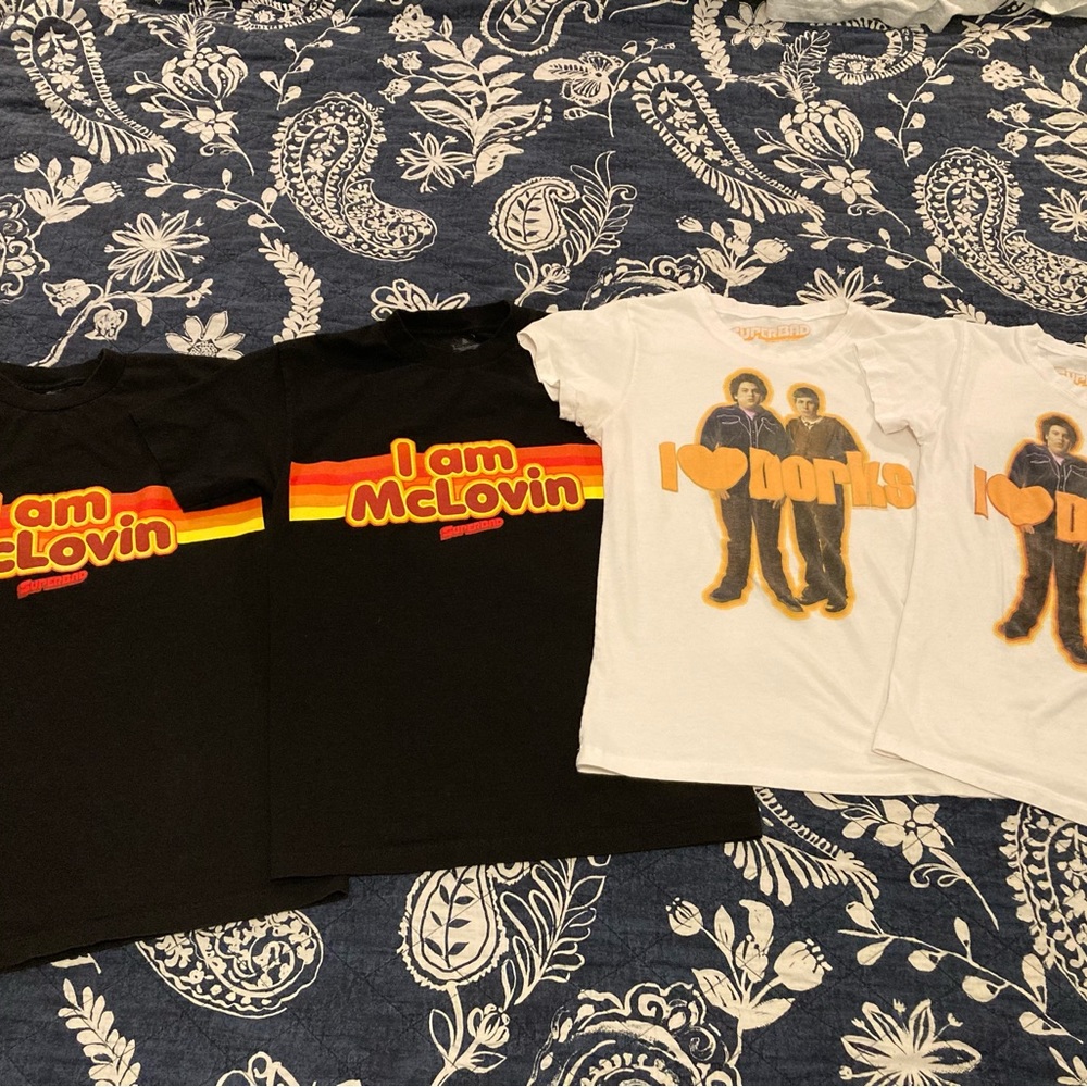4 SUPERBAD Shirts